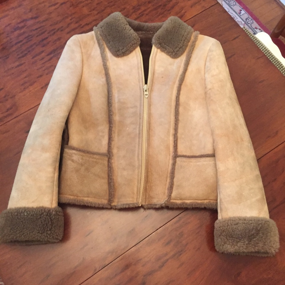 Vintage Genuine Sheepskin Shearling Coat